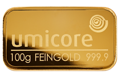 Gold bar 100g Internal External Use Photoroom